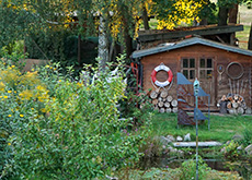 Gartenhäuschen mit Garten Christiane Wilke