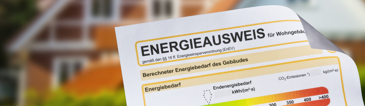  Auszug eines Energieausweises.