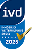 Weiterbildungszertifikat vom Immobilienverband Deutschland für das Jahr 2026