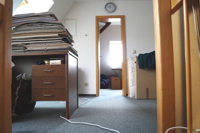 Spitzboden Büro