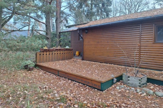 Terasse Bungalow 1