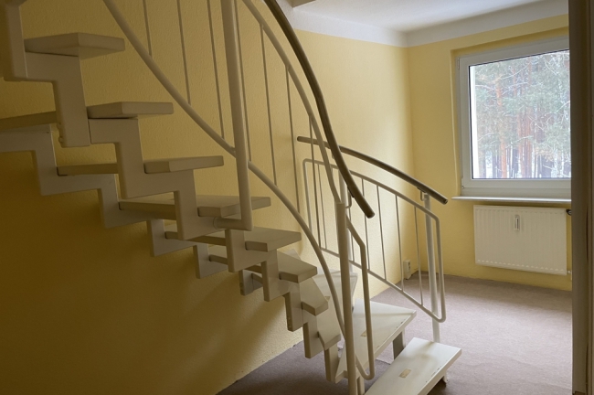 Wendeltreppe zum Obergeschoss