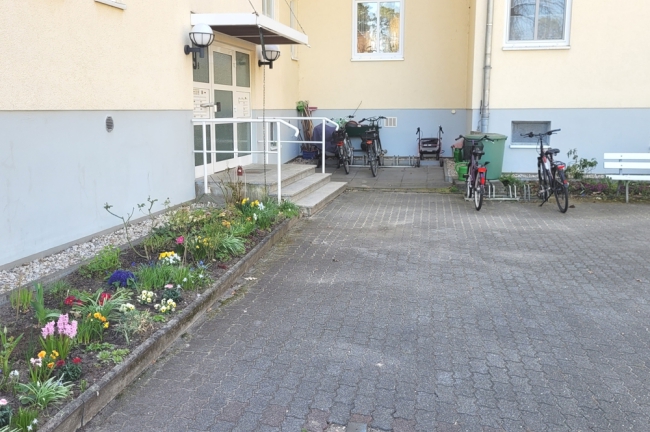 Gepflegter Hauseingang