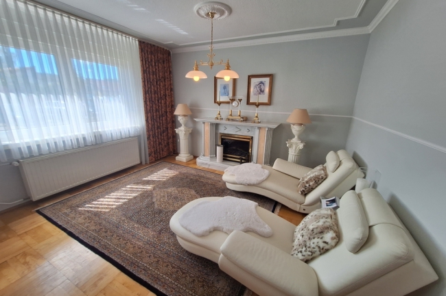 Loungeecke im Wohnzimmer