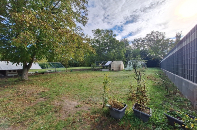 Blick auf das Bauland